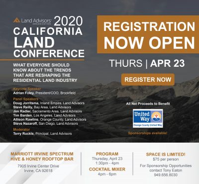 Registration Now Open Ca Land Conf 2020