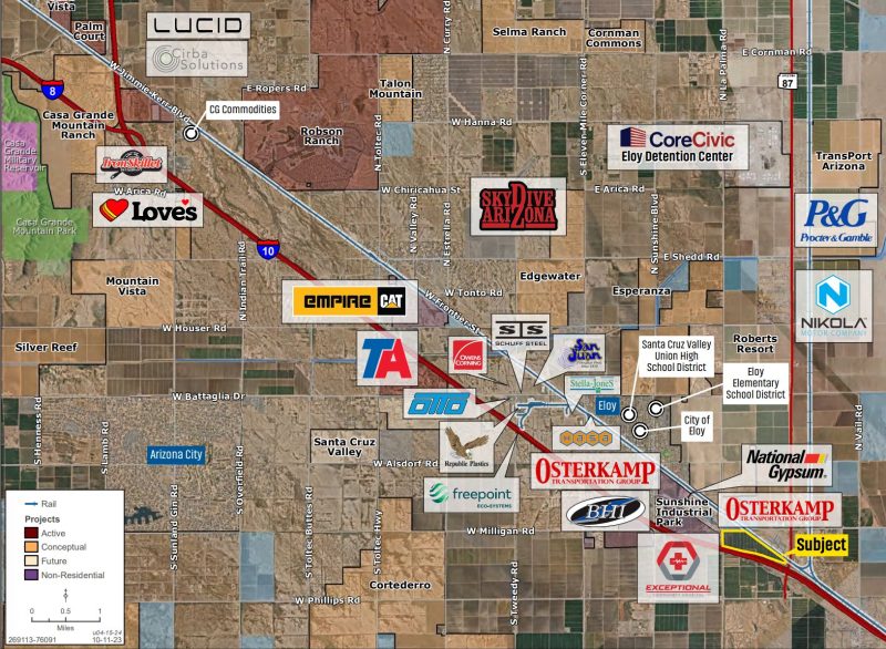 ±117.22 Heavy Industrial Acres For Sale