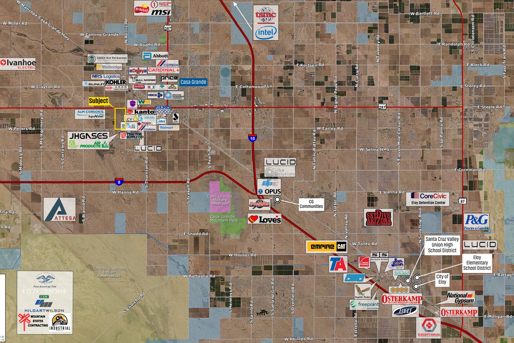 ±320 HEAVY INDUSTRIAL ACRES FOR SALE