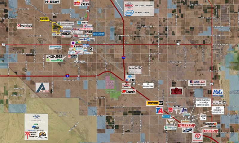 ±470.75 RAIL SERVED ACRES FOR SALE
