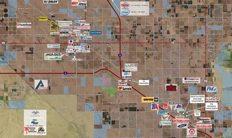 ±470.75 RAIL SERVED ACRES FOR SALE