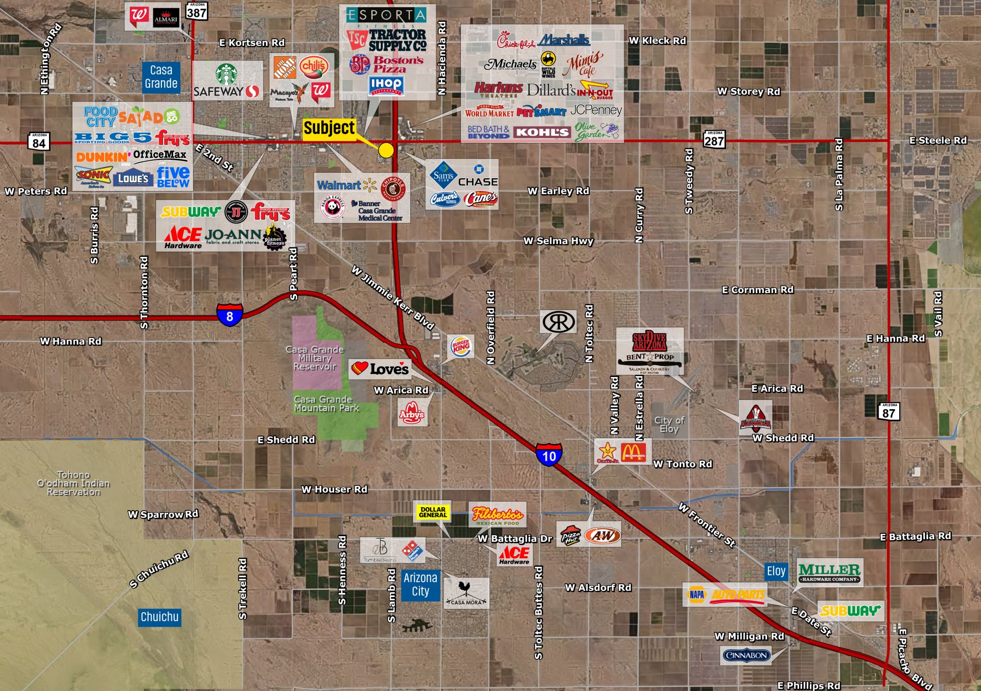 ±6.00 COMMERCIAL ACRES ON I-10 FOR SALE