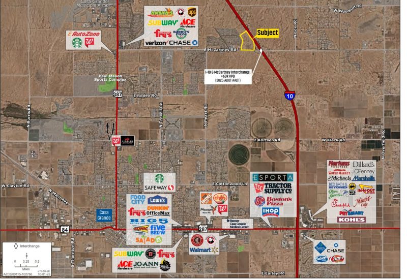 ±61 COMMERCIAL ACRES ON I-10 FOR SALE