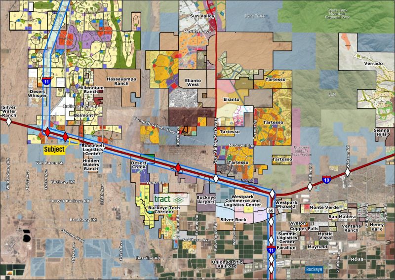 ±74 ACRES ENTITLED FOR INDUSTRIAL | I-10 FRONTAGE