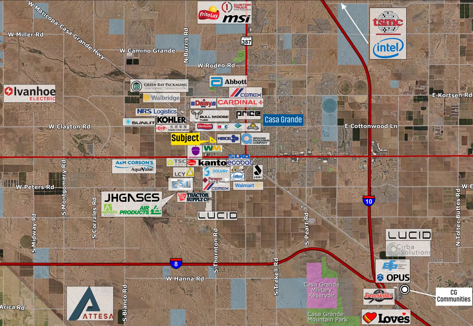 ±8.35 INDUSTRIAL ACRSE FOR SALE