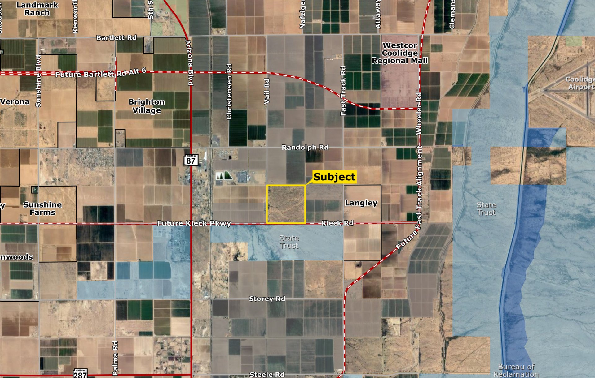 NEC Vail Road and Kleck Road