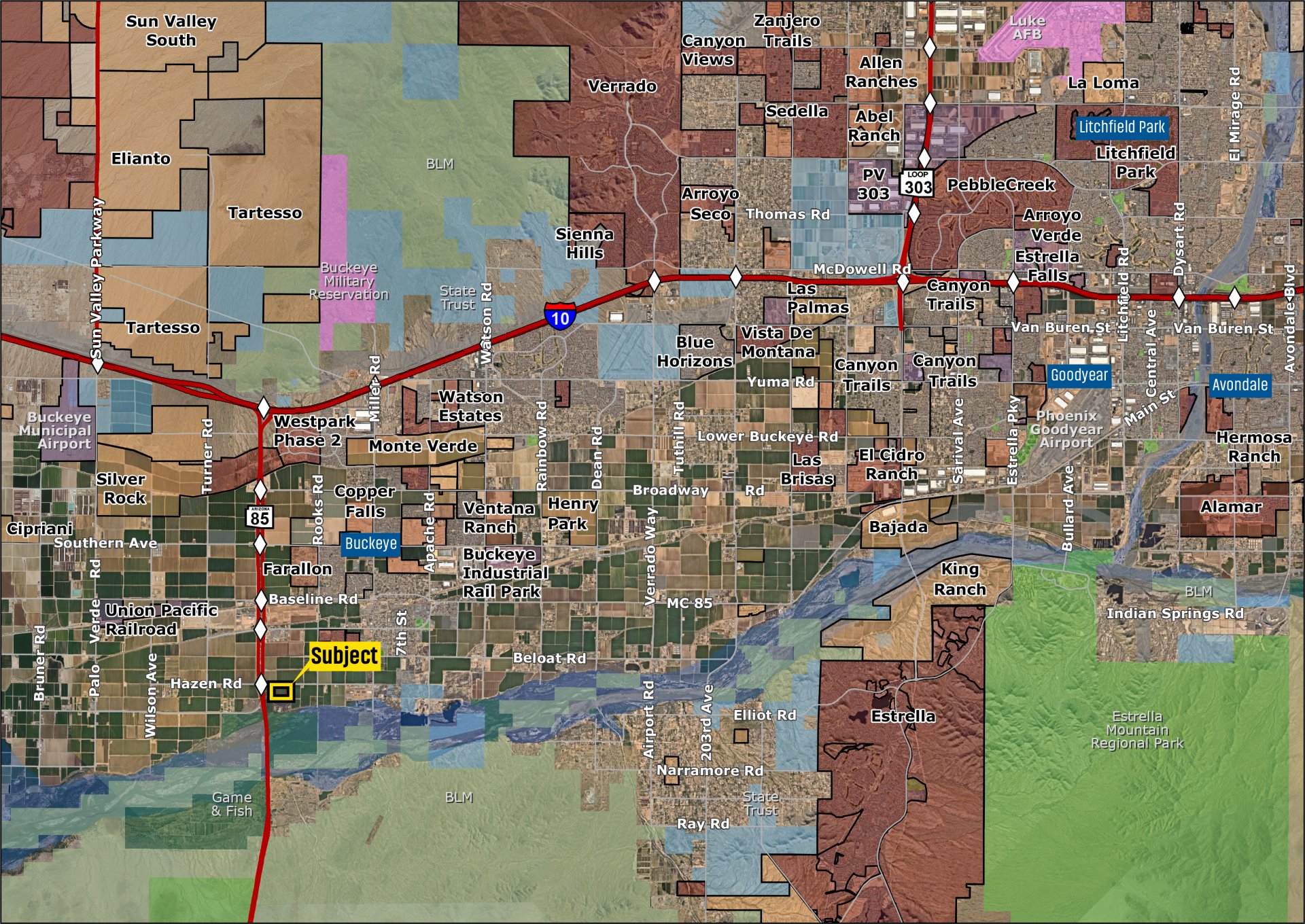 Proposed Industrial Land