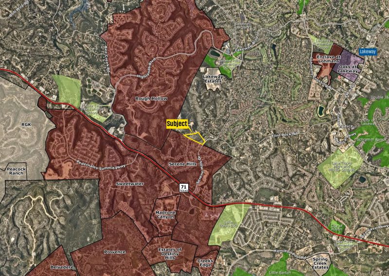 The Eastside Landings Subdivision