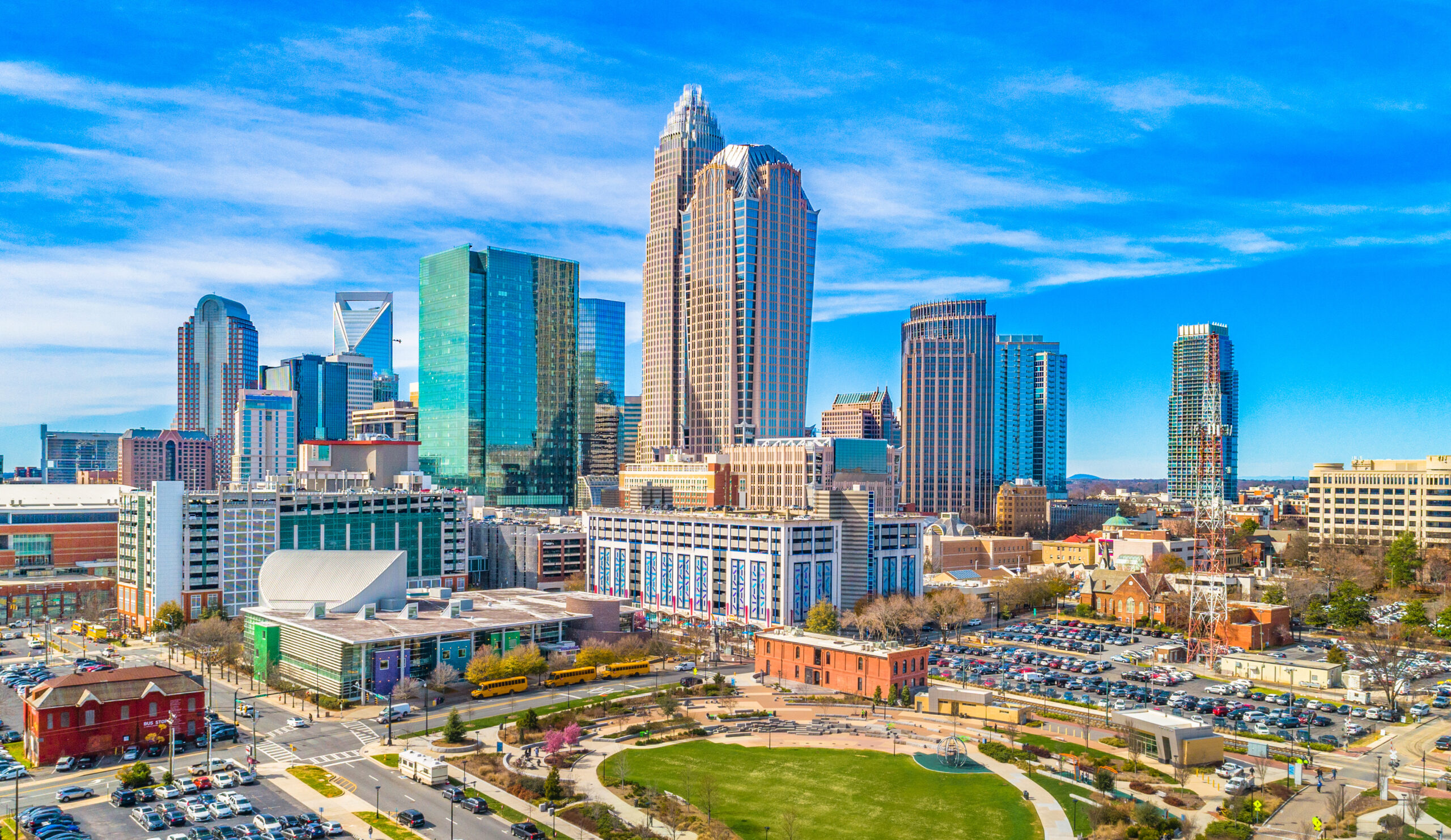 Downtown Charlotte, North Carolina, USA Skyline
